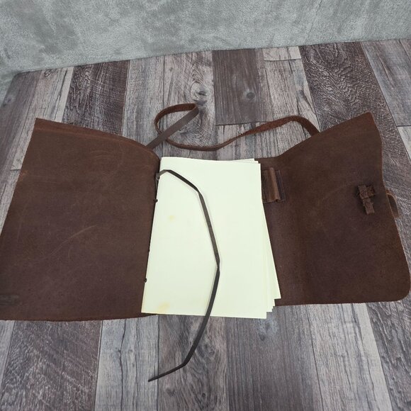 Jofelo Refillable Leather Bound Journal Handmade Writing Antique Vintage Diary - Picture 4 of 11